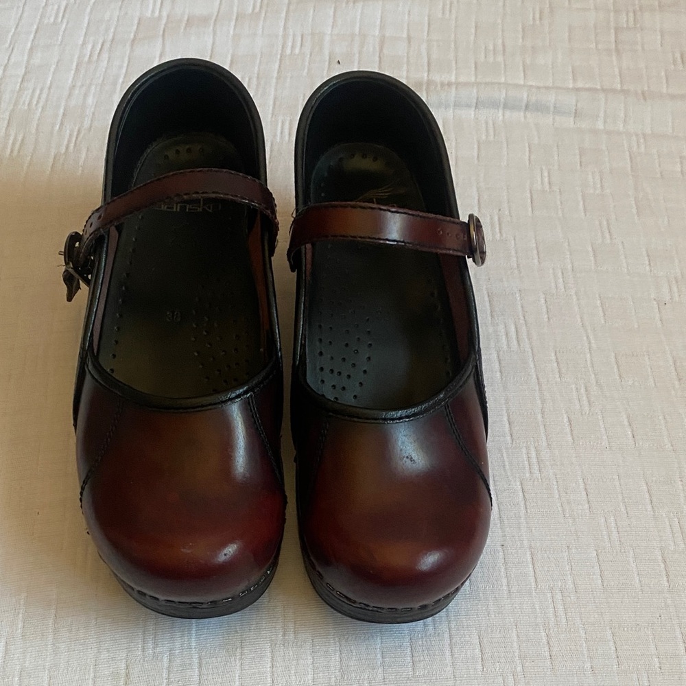 Dansko Brown Mary Jane Flats